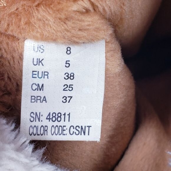 Skechers Descender Chestnut Brown Suede Leather Faux Fur Lined Boots Women's 8 - Picture 11 of 13